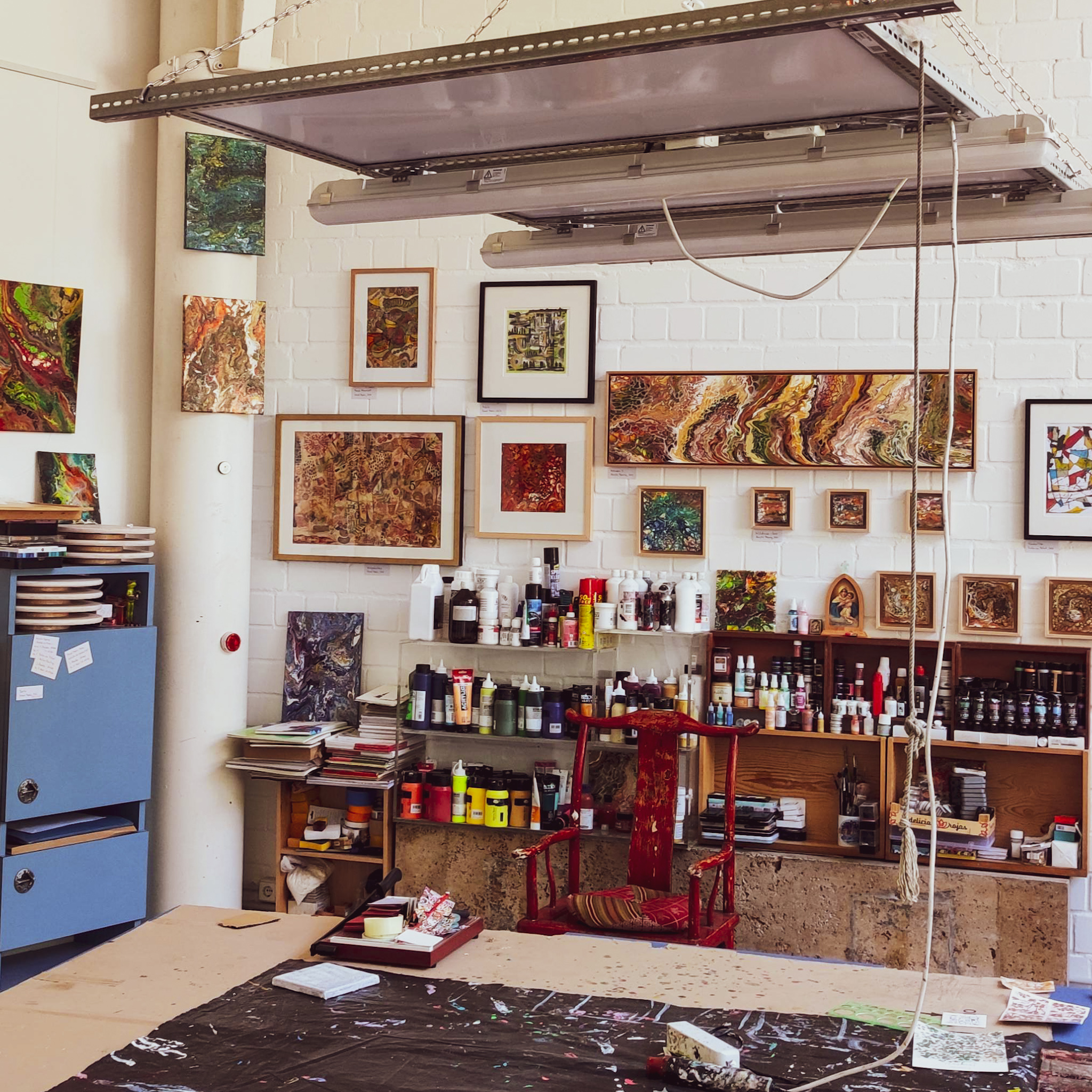 Raum für eigene kreative Projekte im Atelierhaus Jaeger