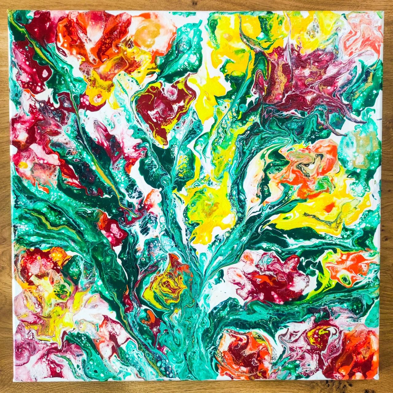 Acrylic Pouring Sommer-Workshop